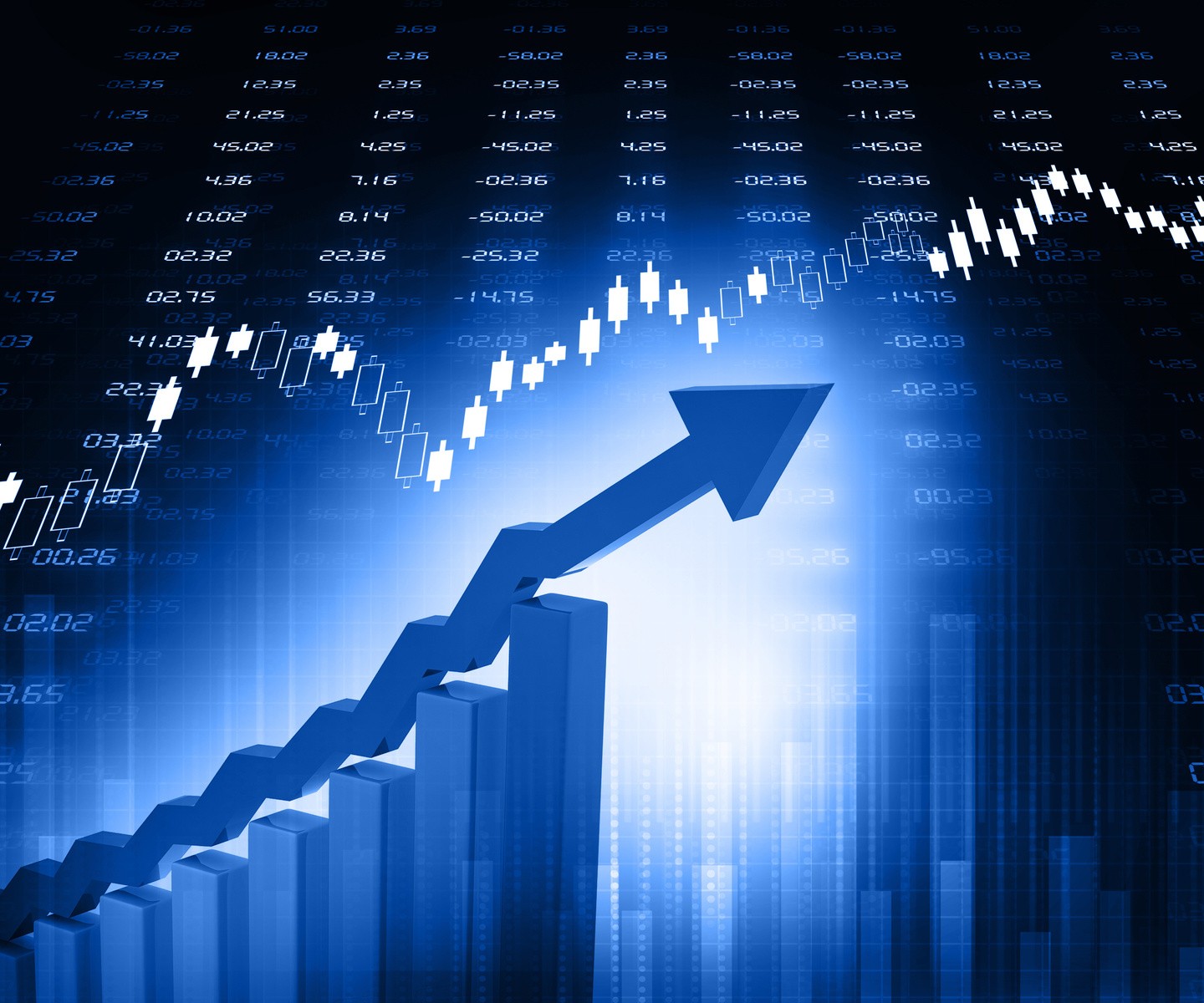 Stock market graph